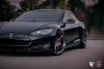 Tesla Model S on Vossen Wheels (HC-1) 2016 года
